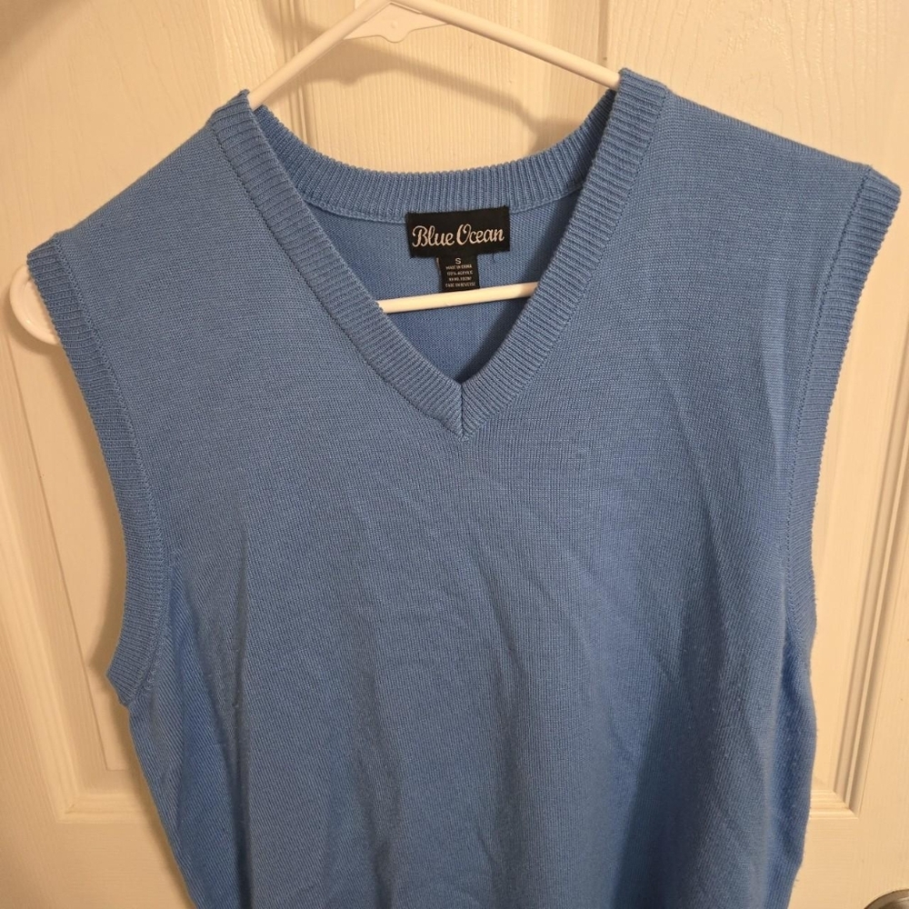 Blue Ocean blue sweater vest